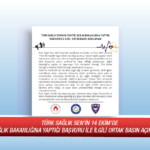 Türk Sağlık Sen’in 14 Ekim’de Sağlık Bakanlığına Yaptığı Başvuru ile İlgili Ortak Basın Açıklaması