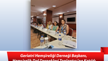 Geriatri Hemşireliği Derneği Başkanı, Hemşirelik Dal Dernekleri Toplantısı’na Katıldı